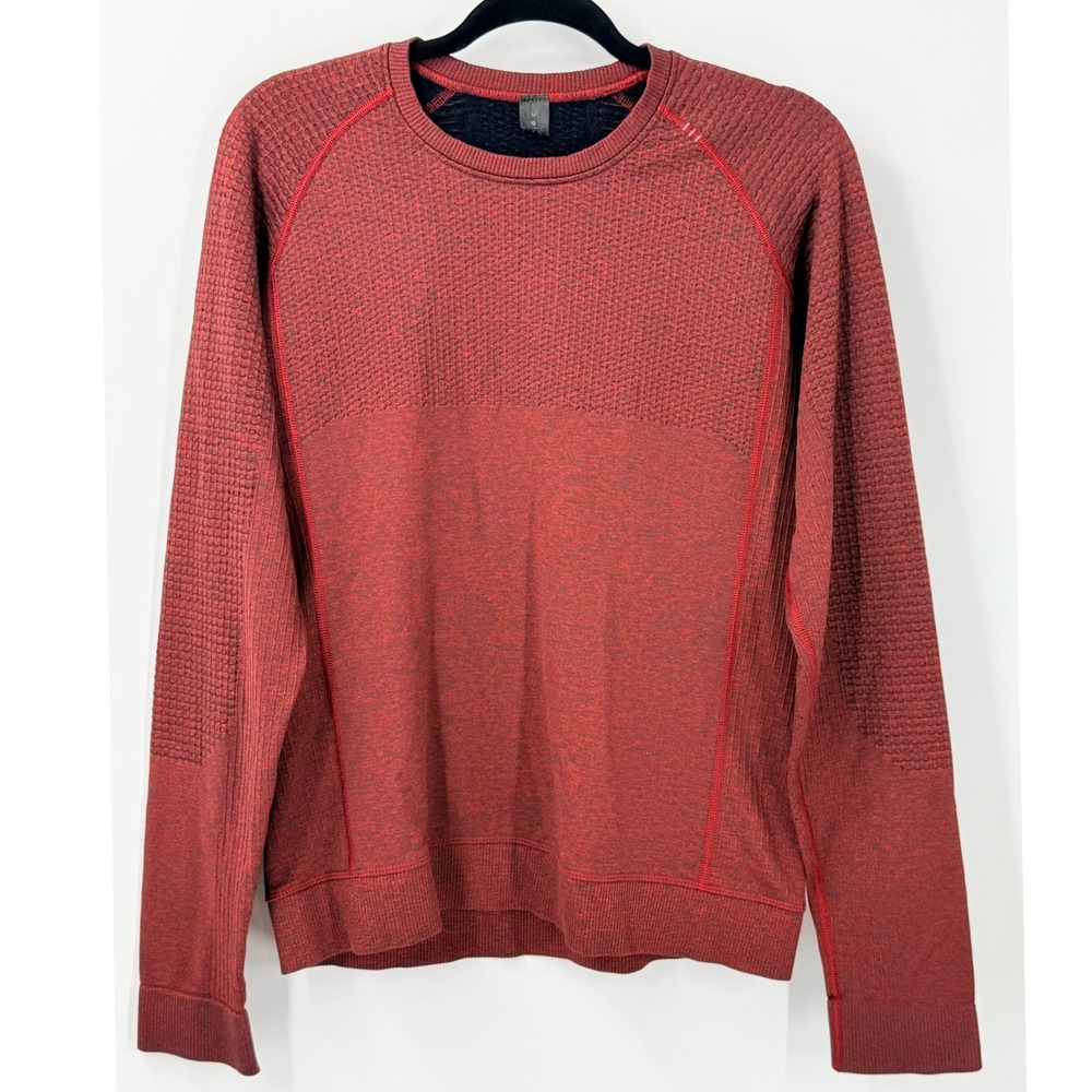 Lululemon Engineered Warmth Tech Long Sleeve Shirt‎ Mens sz M Activewear Running